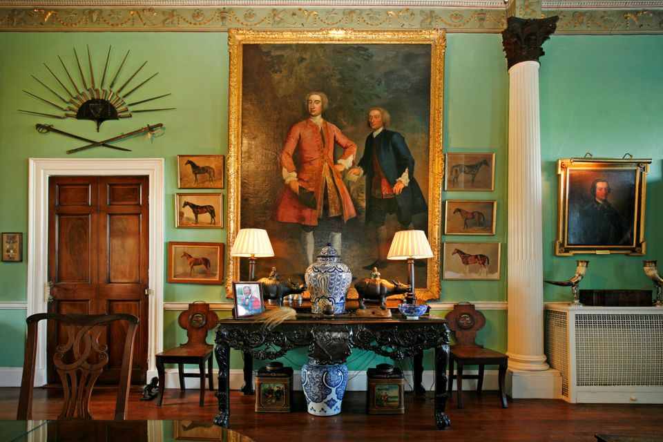 One of the reception rooms at Glin.