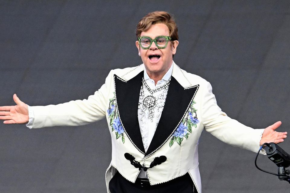Elton John recorded a version of 100% Endurance with Yard Act. Photo by Gareth Cattermole/Getty Images