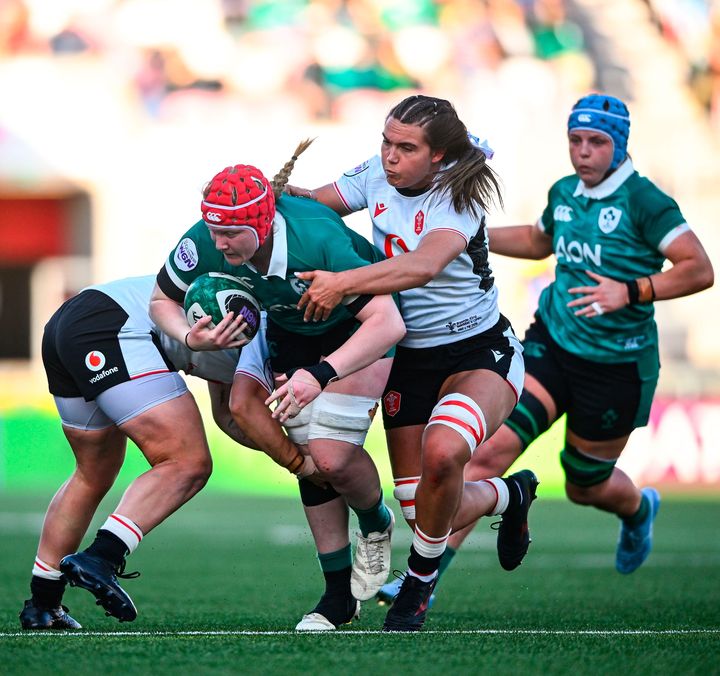 Aoife Wafer puts in dominant display as Ireland douse Welsh fire with bonus-point Women’s Six Nations win