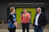 thumbnail: Eleanor White, Chair - Wexford Enterprise Association, Pat Wilson: Commissioner for the Department of Economic Development and Brendan Ennis, CEO - Wexford Enterprise Association. Picture: Patrick Browne