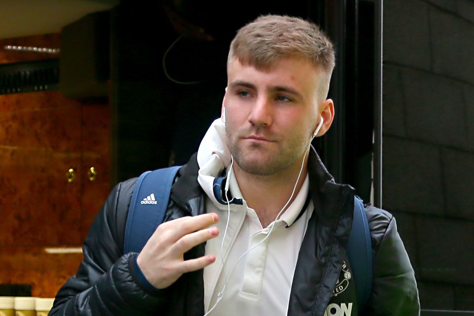Luke Shaw has his eyes on a starting spot at Old Trafford