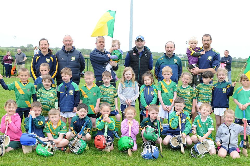Some of the participants in the Ger Hendrick All Ireland Week in Buffers Alley GAA Grounds on Saturday. Pic: Jim Campbell