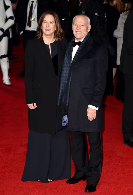 Kathleen Kennedy and husband Frank Marshall have produced scores of top films together (Matt Crossick/PA)