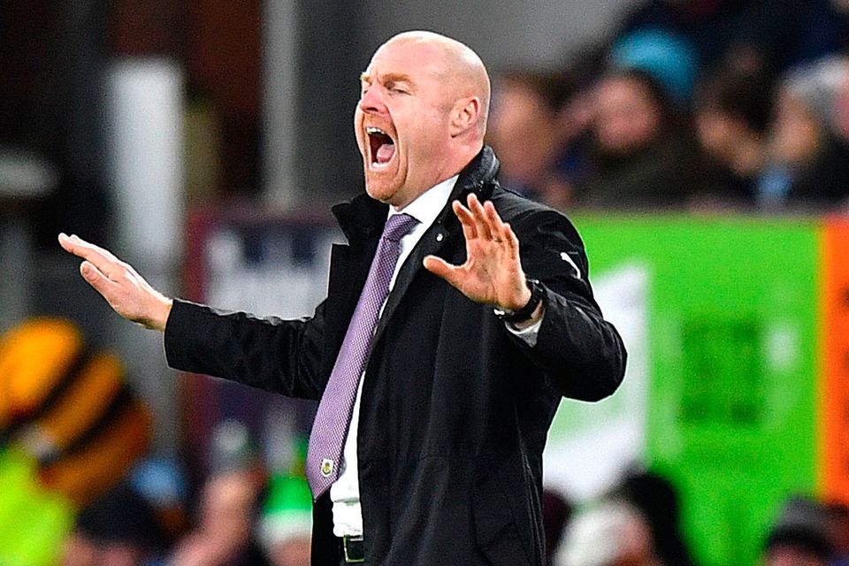 Sean Dyche will be hoping to add to his growing reputation by take the scalp of Jose Mourinho today. Photo: PA