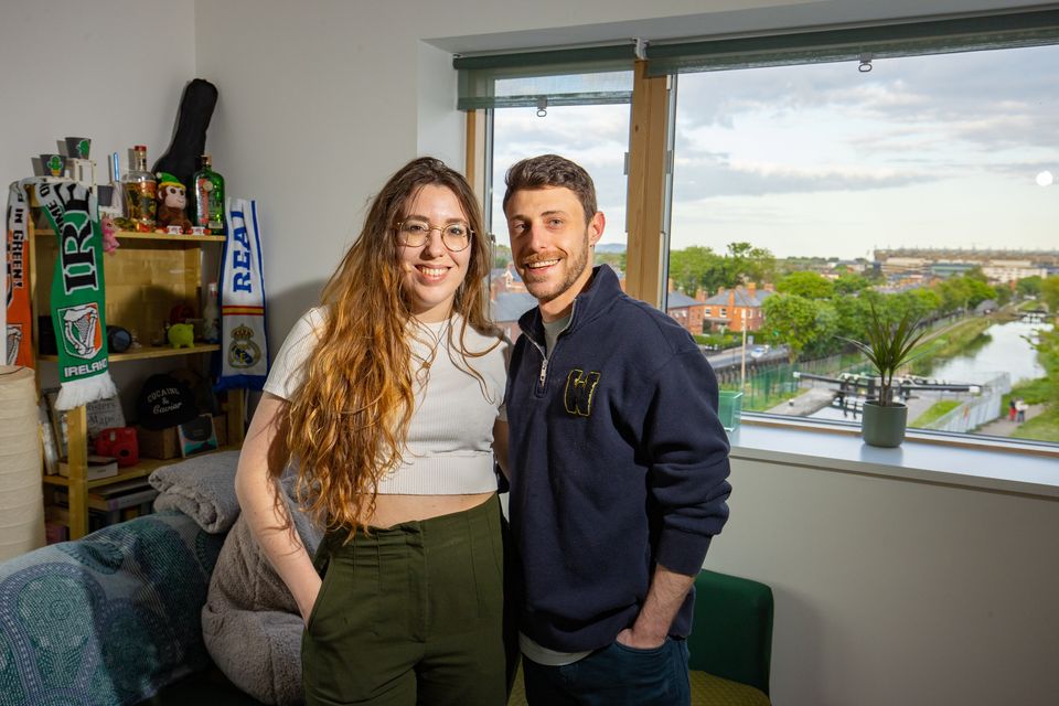 Marta Lopez and Julio Martin secured a mortgage for an apartment near Dublin city centre with Savvi Credit Union. Photo: Mark Condren