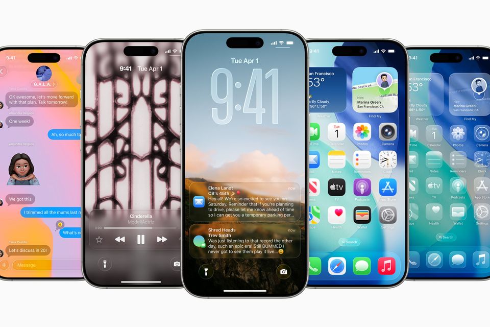 Apple unveiled a new operating system for the iPhone