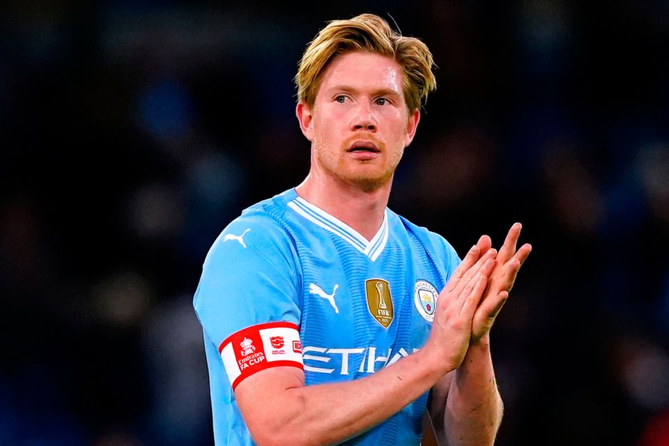 Manchester City player Kevin de Bruyne. Photo: PA