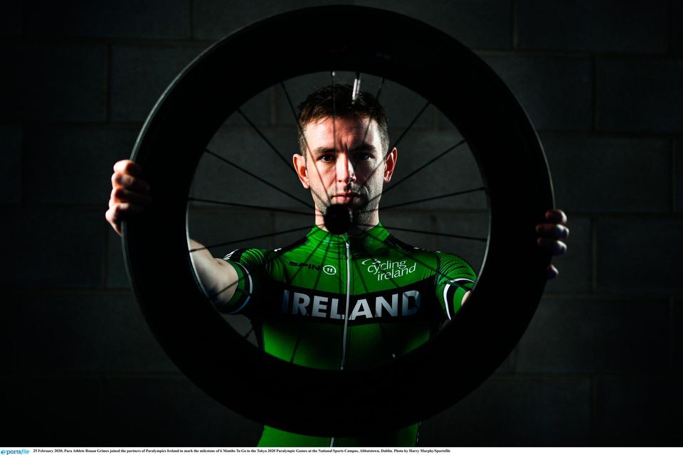 Ronan Grimes will be racing at the Para-Cycling Track World Championships this week in Paris. Photo: Harry Murphy/Sportsfile