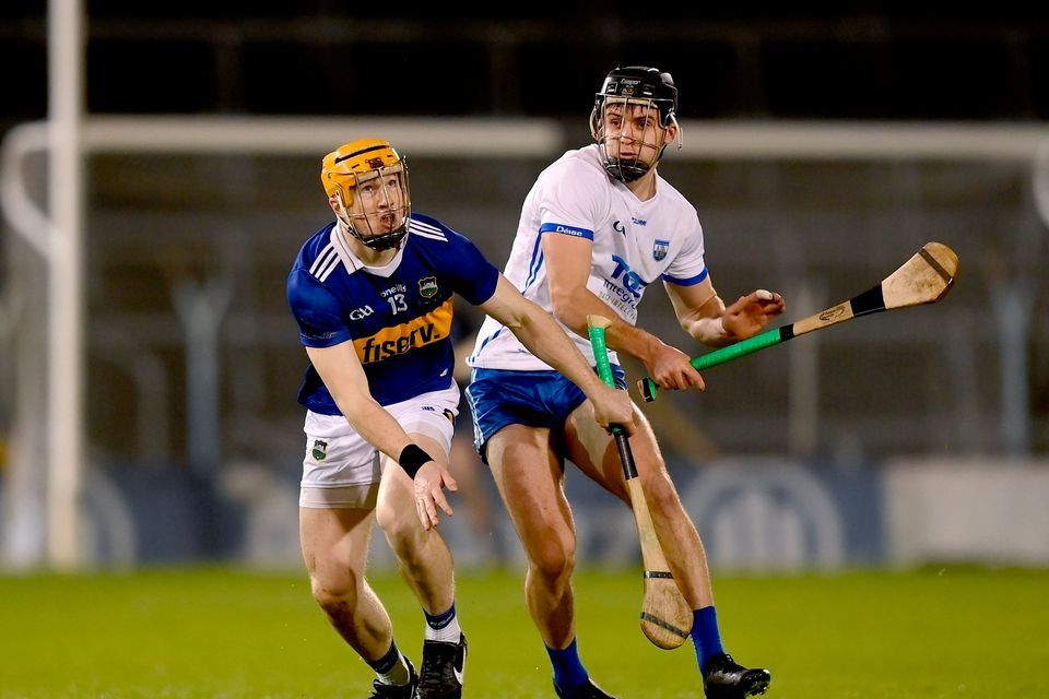 Jake Morris of Tipperary in action against Mark Fitzgerald of Waterford. Picture: Stephen McCarthy/Sportsfile