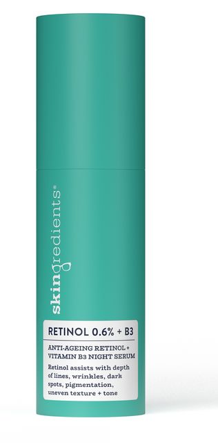 Skingredients Retinol 0.6% + B3 Serum, €49, skingredients.com 