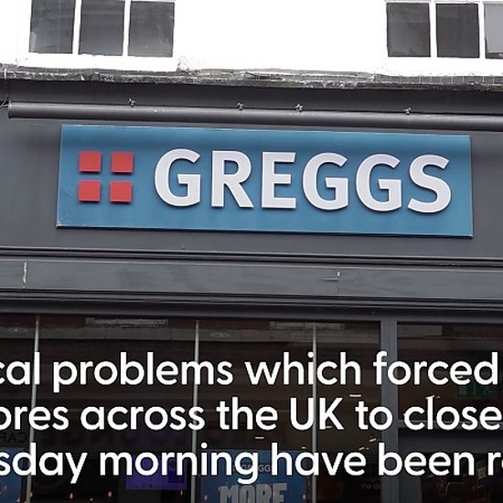 IT outages at Greggs resolved after stores forced to close