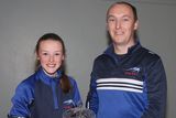 thumbnail: Bree AC Awards night in Bree Community Centre. 'Athlete of the Year' Ava Wilson receiving her trophy from William Spratt-Murphy (chairman).