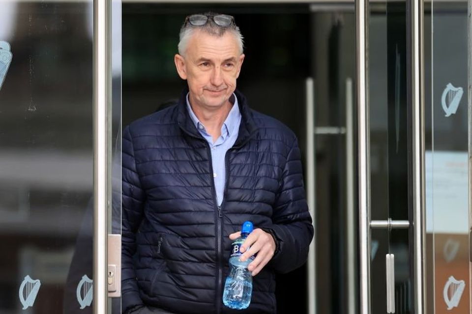 Tony Brady, Aaron Brady’s father,  pictured during the trial of his son at the Central Criminal Court. Credit:Frank McGrath