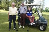 thumbnail: Thomas Garvey,  Bernard O'Sullivan and Jimmy Bambury on the fairways during the Duhallow GAA Golf Classic. Picture John Tarrant