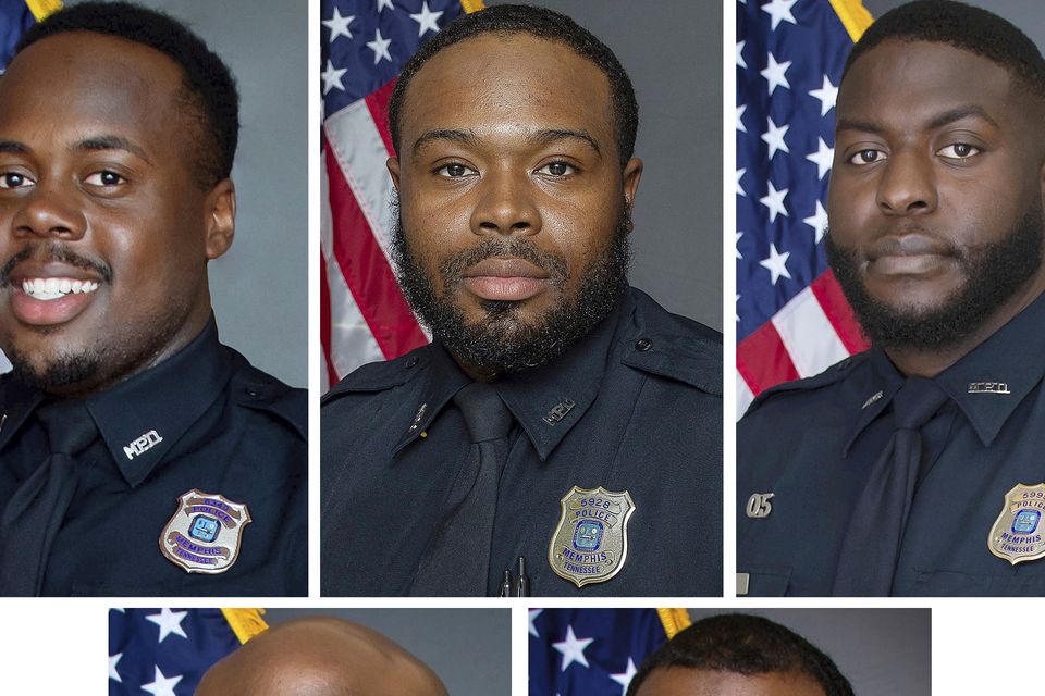 Five Memphis police officers charged with murder of driver Tyre Nichols ...