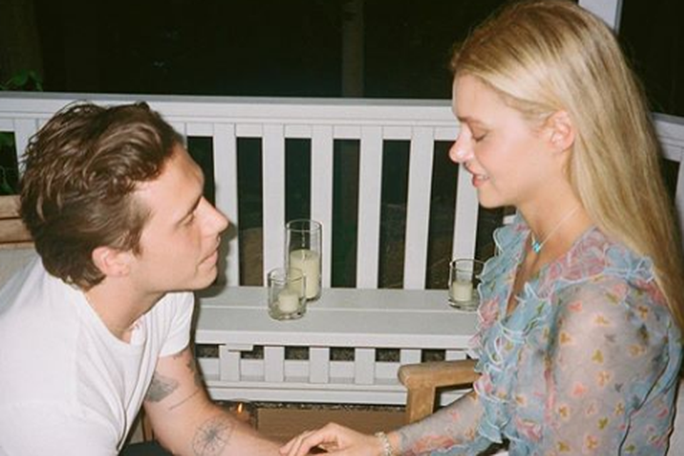 Brooklyn Beckham and Nicola Peltz have shared their proposal photographs after announcing their engagement last month.