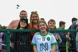 thumbnail: Kilcoole's Robyn Rooney with her proud family in Bray Emmets GAA Club last weekend. 
