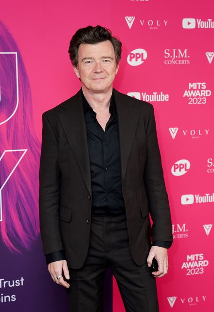 Rick Astley performed at a test event (Ian West/PA)