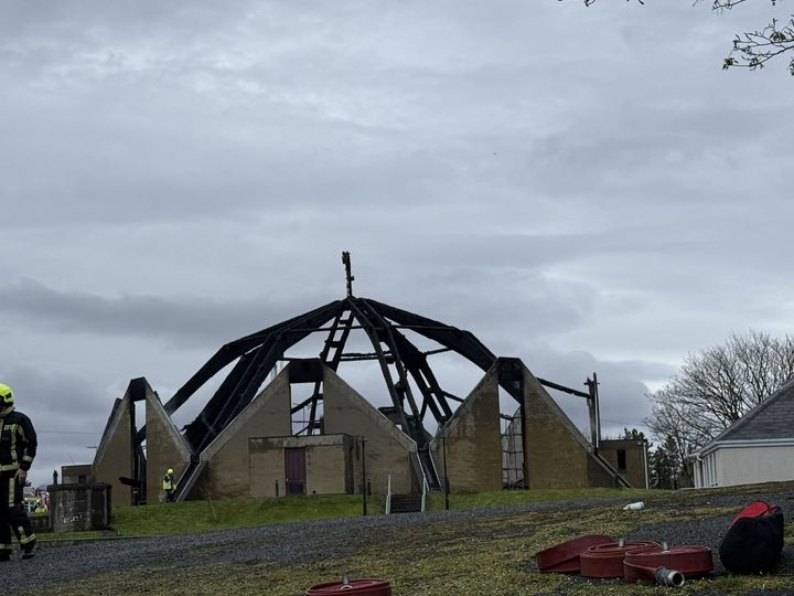 Church in Donegal completely destroyed in overnight fire