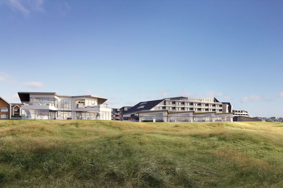 The hotel exterior with its sea views.