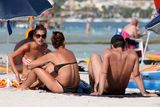 thumbnail: Tourist boom: Sunbathers on Playa de Palma beach in Majorca, Spain.