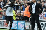 thumbnail: Newcastle's Papiss Cisse celebrates his goal with manager Alan Pardew. Photo credit: Owen Humphreys/PA Wire