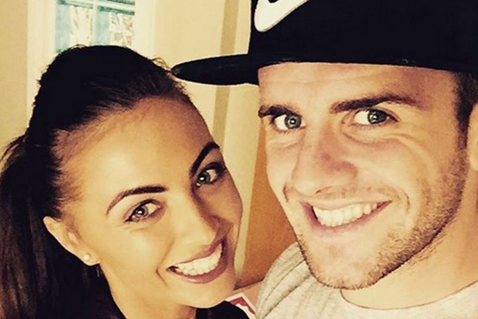 Footballer Robbie Brady and girlfriend Kerrie Harris. Picture: Instagram