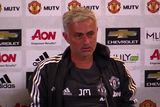 thumbnail: Jose Mourinho spoke to the media after Manchester United's game at the Aviva Stadium on Wednesday night