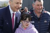 thumbnail: Tanaiste Micéal Martin with Ciara and Eamon McCarthy in Charleville at the opening of the Peter McVerry Trust social housing facility in the old CBS Building.last Friday.