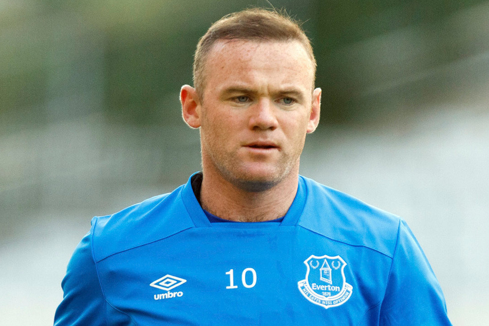 Everton's Wayne Rooney. Photo: AP