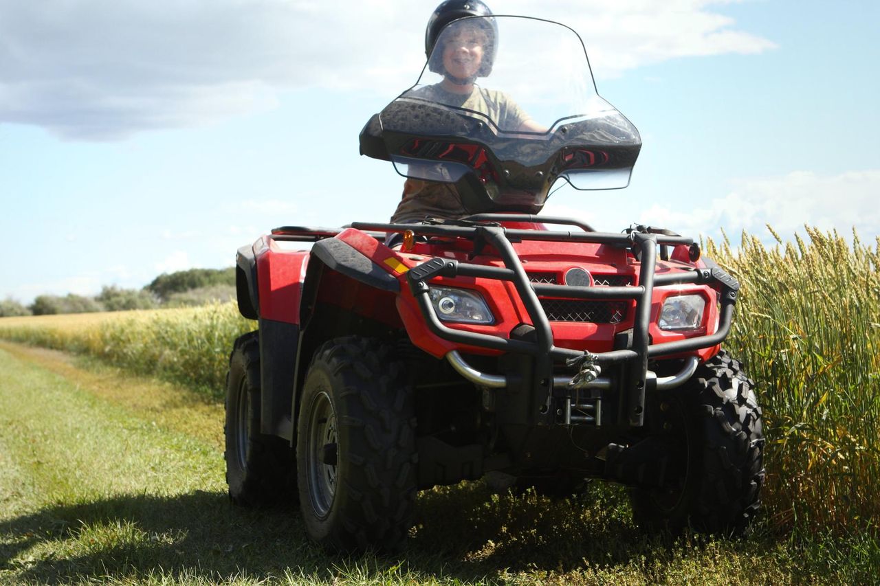 Farm quad best sale bike helmets