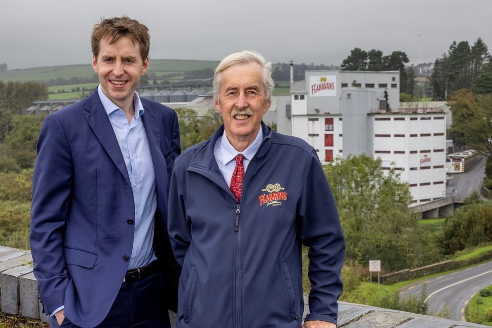 James and John Flahavan pictured at the mill in Kilmacthomas, Co Waterford. Photo: Dylan Vaughan