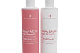 thumbnail: New Mom Hair Growth Accelerating Shampoo and Conditioner with Damask Rose, €33 each, hairhealthessentials.com