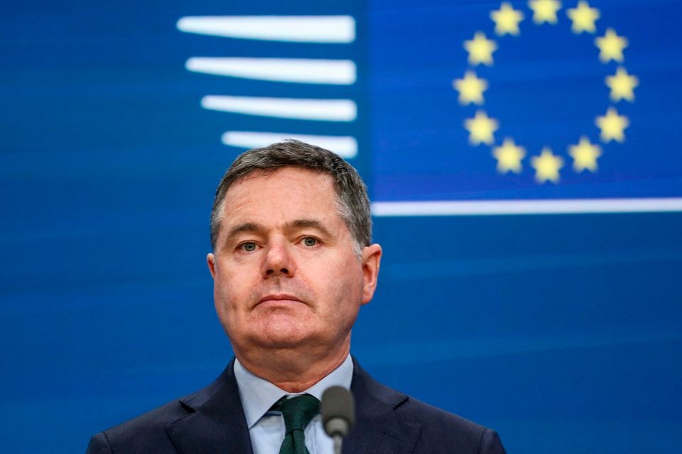 Paschal Donohoe, in his role as Eurogroup finance chief, is charged with getting a consensus. Photo: Bloomberg