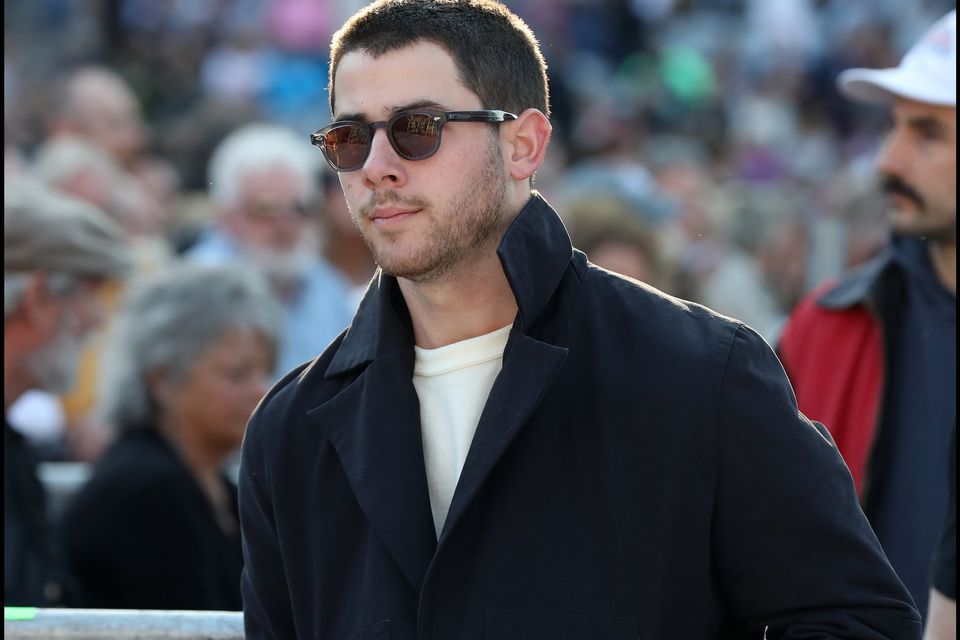 Hollywood actor and singer Nick Jonas at the Bruce Springsteen concert at Croke Park (Photo by Steve Humphreys)