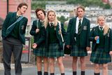 thumbnail: The cast of Derry Girls