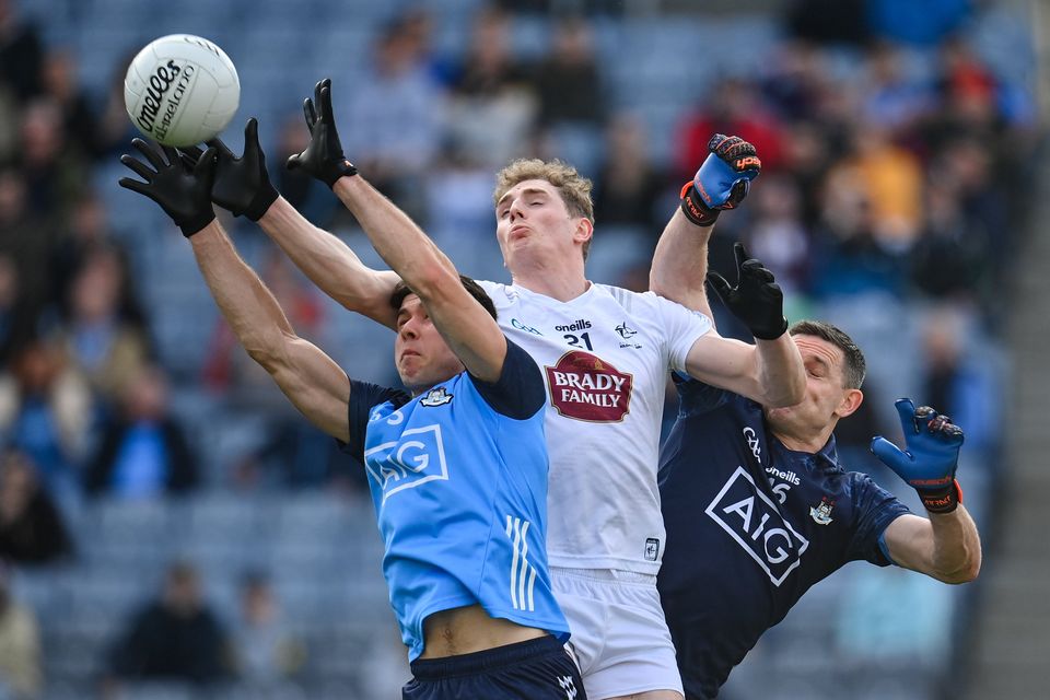 Dublin just about had enough for Kildare at Croke Park. Image: Sportsfile.