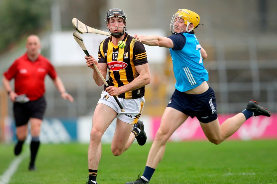 Tom Phelan of Kilkenny in action against Daire Gray of Dublin during the Leinster SHC clash at UPMC Nowlan Park in Kilkenny