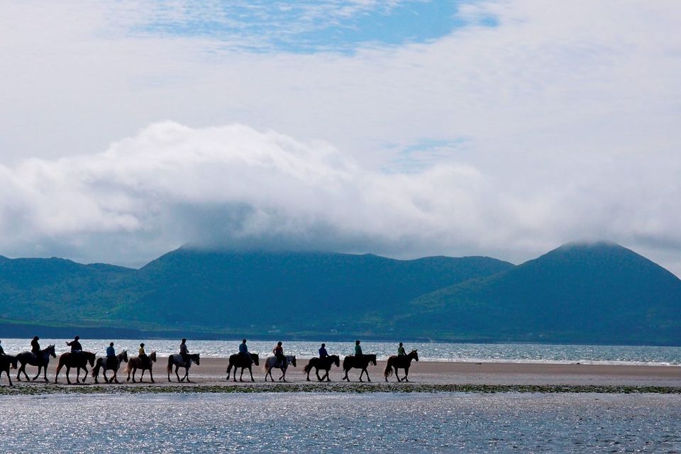 April: Horse Riding, Waterville, Co. Kerry by Padraig Murphy. Photo with thanks to Trident Holiday Homes.