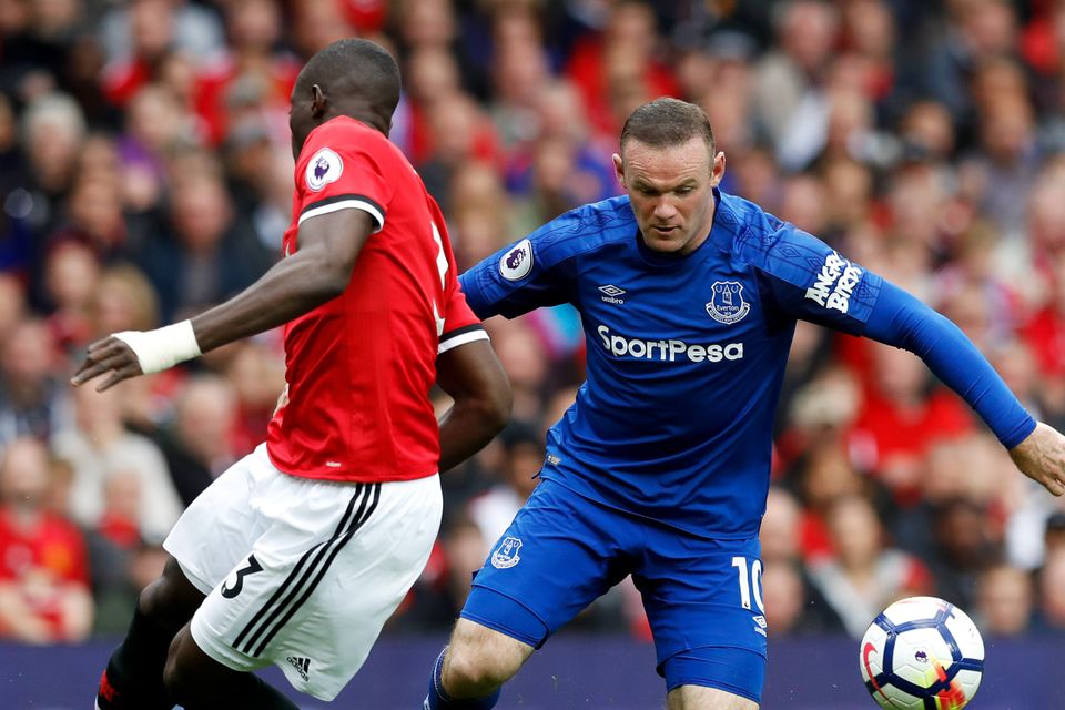 Wayne Rooney returned to Old Trafford to face former club Manchester United with Everton