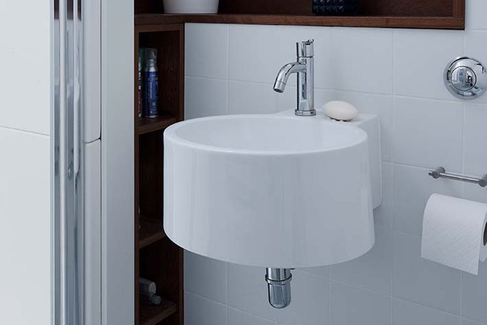 You can maximise space by choosing modestly sized toilets and washbasins.