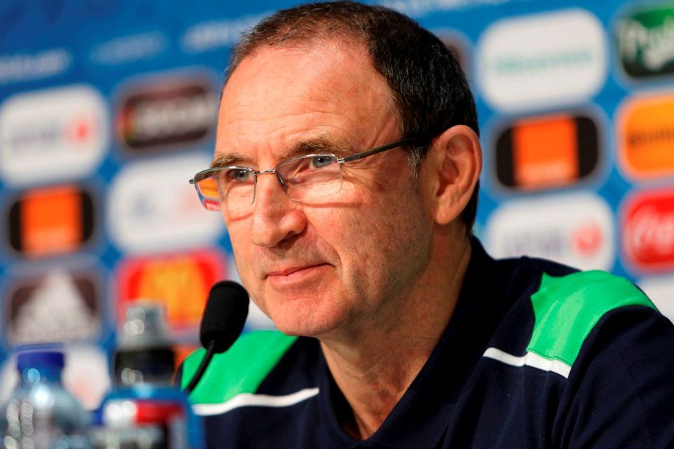Ireland head coach Martin O'Neill. Photo: Reuters