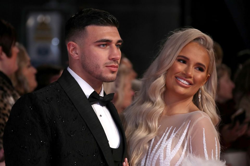 Tommy Fury and Molly-Mae Hague, pictured on the red carpet in 2020, have one daughter together. Photo: Getty