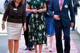 thumbnail: Britain's Catherine, Duchess of Cambridge (C), talks with Royal Horticultural Society (RHS) judge Mark Fane (R) as she arrives at the Chelsea Flower Show in London, Britain on May 22, 2017. REUTERS/Ben Stansall/Pool