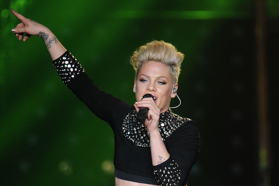 Pink fires back at ‘snarky’ suggestion over cancelled Sydney show (Joe Giddens/PA)