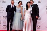 thumbnail: Tom Vaughan Lawlor, Charlie Murphy, Mary Murray and Peter Coonan on the red carpet at the IFTA Awards at the Mansion House in Dublin