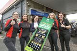 thumbnail: Aiste Aliukone, Aoife Cassidy, Anita Cassidy, Kelly Smith and Annmarie Browne express their delight for the winning scratch card holder. Photo: Pat Byrne / Mac Innes Photography