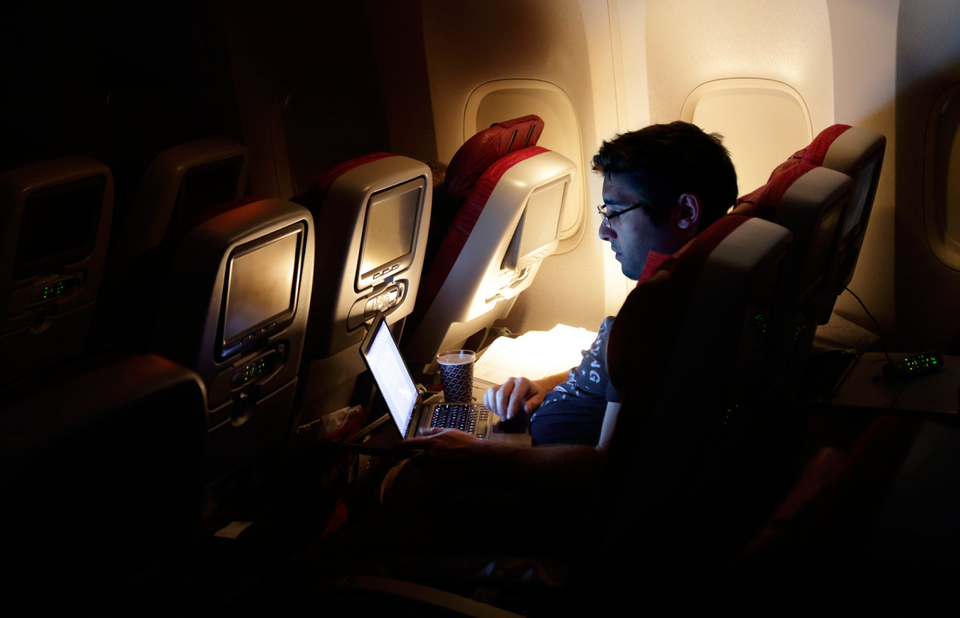 In-flight WiFi. Photo: Getty