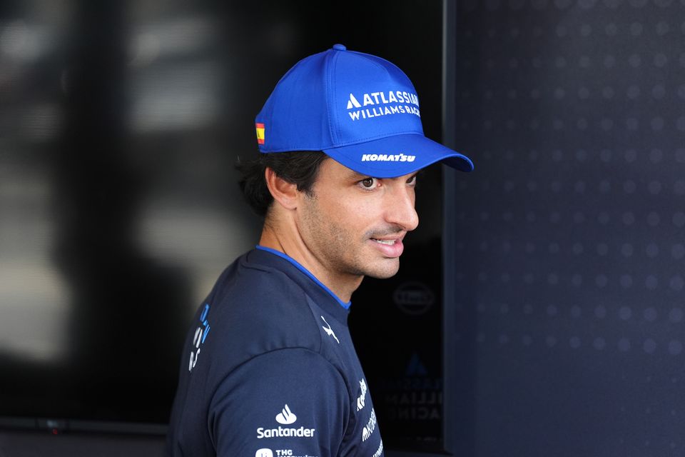 Williams driver Carlos Sainz wants more focus on the drivers and their cars (Bradley Collyer/PA)