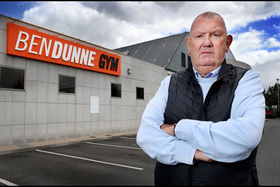 Ben Dunne outside the Ben Dunne Gym in Blanchardstown, Dublin. Photo: Steve Humphreys